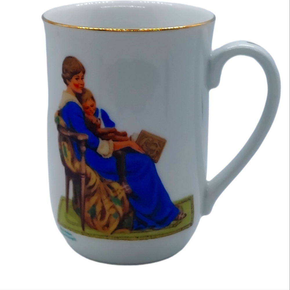 Norman Rockwell collectible cups